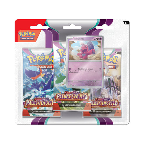 Pokemon Scarlet & Violet 2 Paldea Evolved 3-Pack Booster