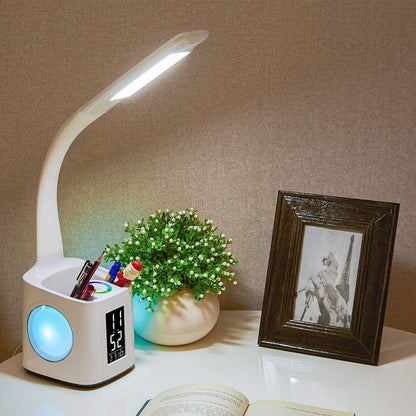 Multi-Function LED Desk Lamp for Kids – Screen Display & Dimmable Night Light