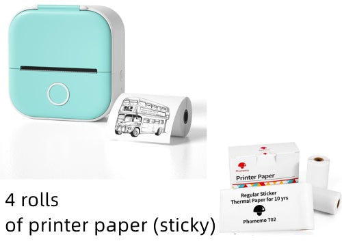 Wireless Mini Thermal Label & Photo Printer