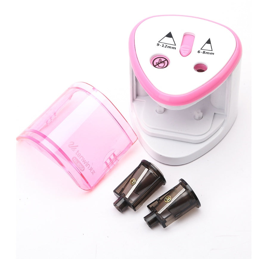 Child-Safe Electric Pencil Sharpener – Automatic & Durable for School Supplies