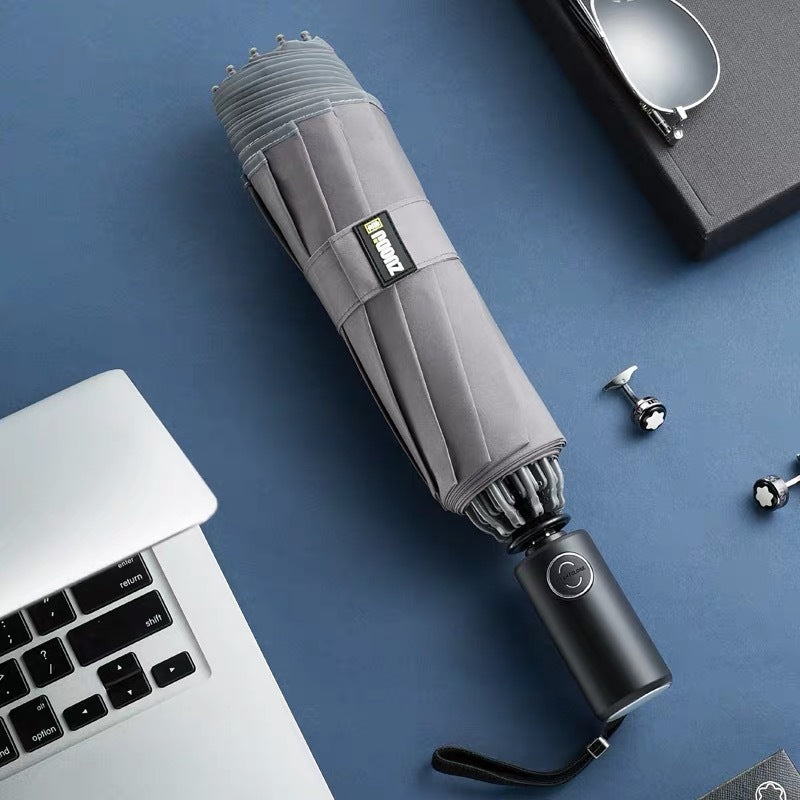 Rain and Sunshine LED Flashlight Umbrella