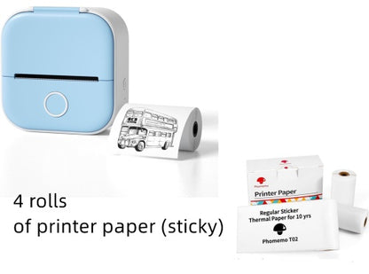 Wireless Mini Thermal Label & Photo Printer