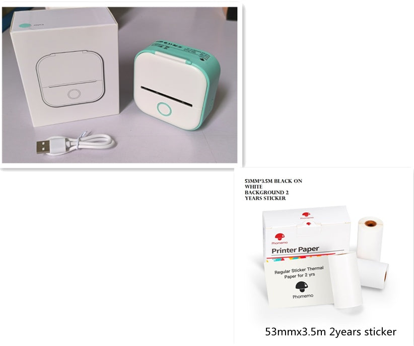 Wireless Mini Thermal Label & Photo Printer